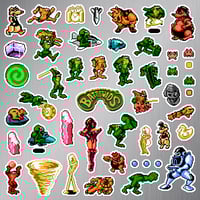 Image 1 of Battletoads NES Magnet Set (48 Pieces)