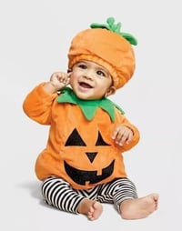 Image 1 of Baby Pumpkin Costume