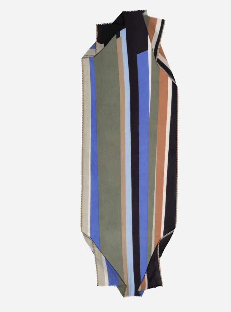 Image of Epice Striped Scarf/Stole (Two Colorways)