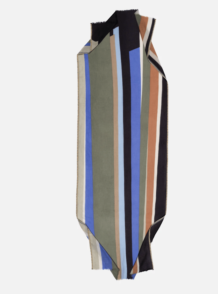 Epice Striped Scarf/Stole (Two Colorways) - Image 1 of 2