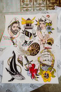 Image 1 of MARITIME COLLAGE – KUNSTDRUCK