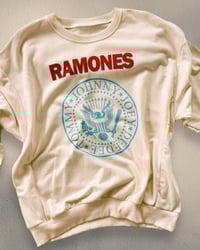 Image 2 of RAMONES  cotton SWEATSHIRT shirt ⛧°。Ibiza ⛧°。boho ⛧°。onesized