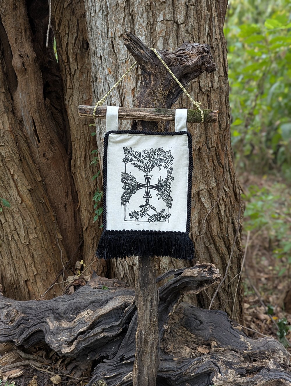 Pagan Cross Flag