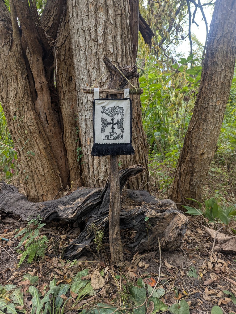Pagan Cross Flag