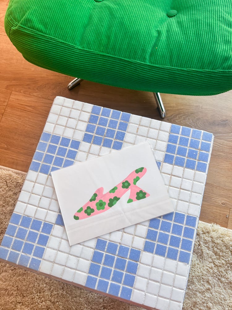 Image of Flower heel A5
