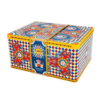 Image 3 of Dolce & Gabbana Bialetti Moka 2 Cup + Cups/Stirrers Gift Set D&G Red Carretto