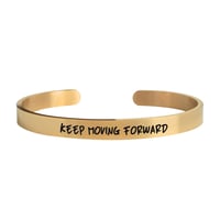 Image 4 of Keep moving forward - determination, and perseverance reminder Bracelet