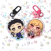 Image 1 of Dress Up Darling, Gojo and Marin keychain!