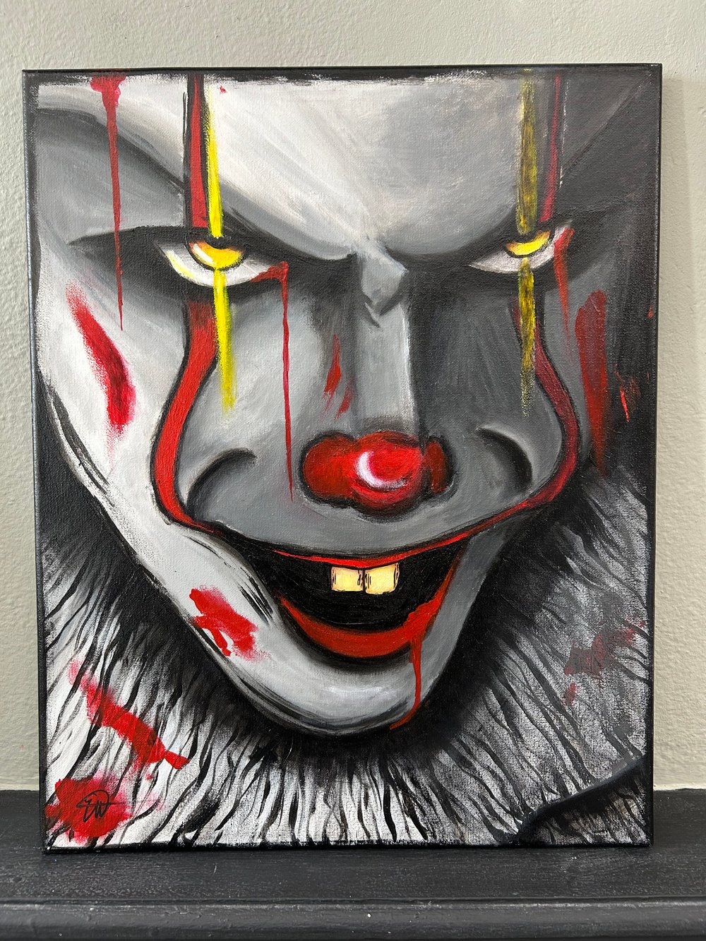 Image of Pennywise Original Painting 