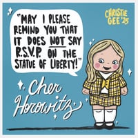 Cher Horowitz print 