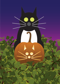 Image 8 of Jack-O-Lantern Cat Collection