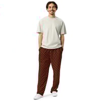 Image 2 of Joggers Wide Leg (Adult M/F) - Classic Jack O Lantern