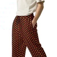 Image 3 of Joggers Wide Leg (Adult M/F) - Classic Jack O Lantern