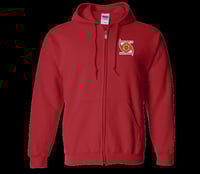 Image 3 of THE WEATHER IS HAPPENING ZIPPERED  COMFORT HOODIE
