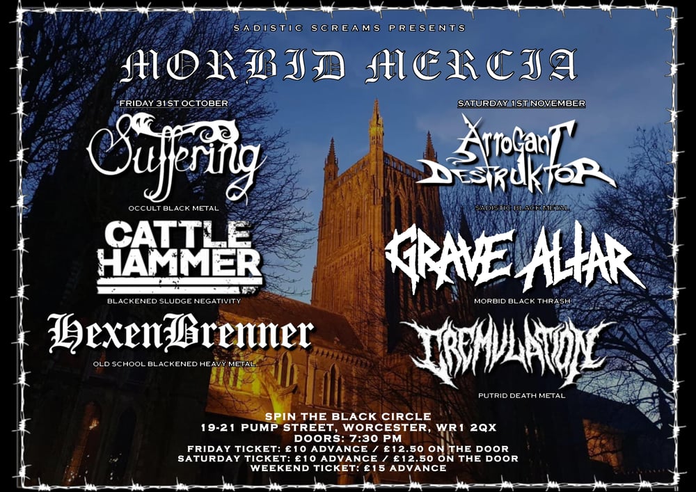 Image of MORBID MERCIA - Weekend Tickets