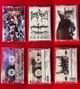 Image of Dying Fetus "Destroy The Opposition" "Bathe Entrails" Disconformity "Inerrancy From Credulity" Tapes