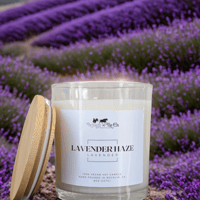 Image 1 of Lavender Haze Soy Candle – Calming Lavender & Earthy Herbs | 100% Soy Wax Candle