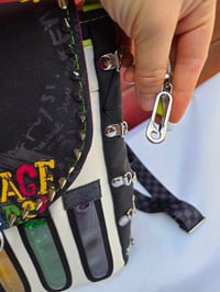 Image 6 of X Ray Spex studded backpack with liquid shakers
