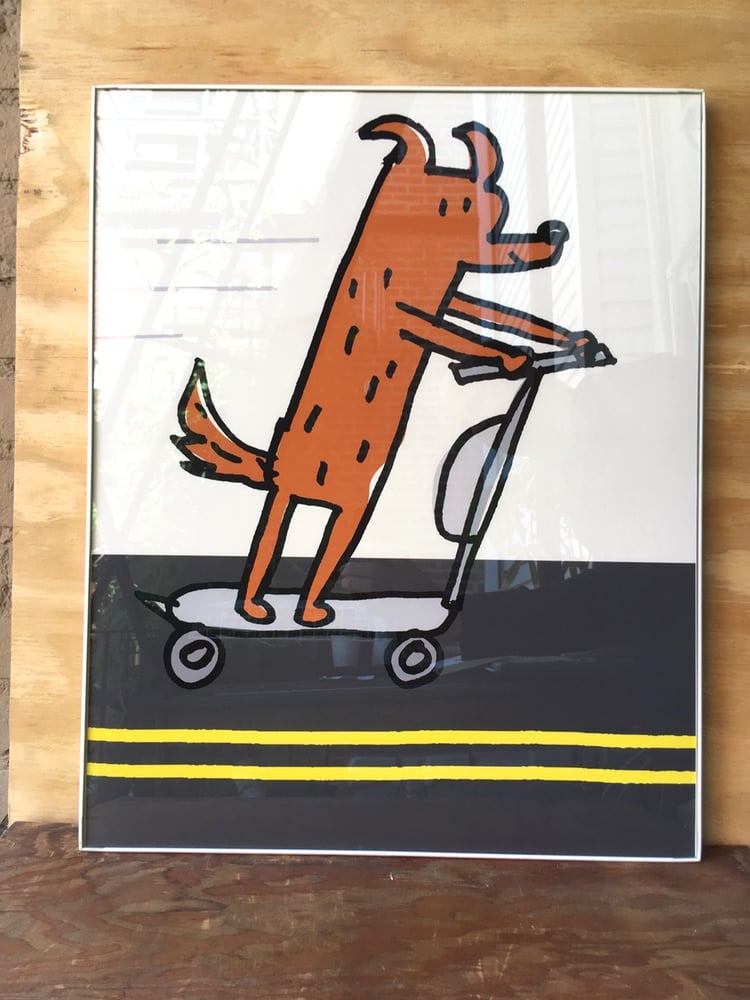 Image of Scooter - Giclée print on paper