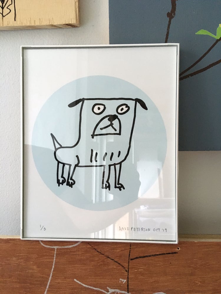 Image of Circle Dog - Giclée print on paper
