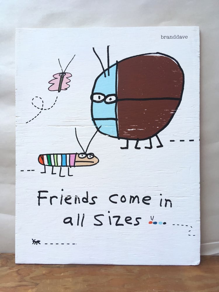 Image of All Sizes - print on wood panel