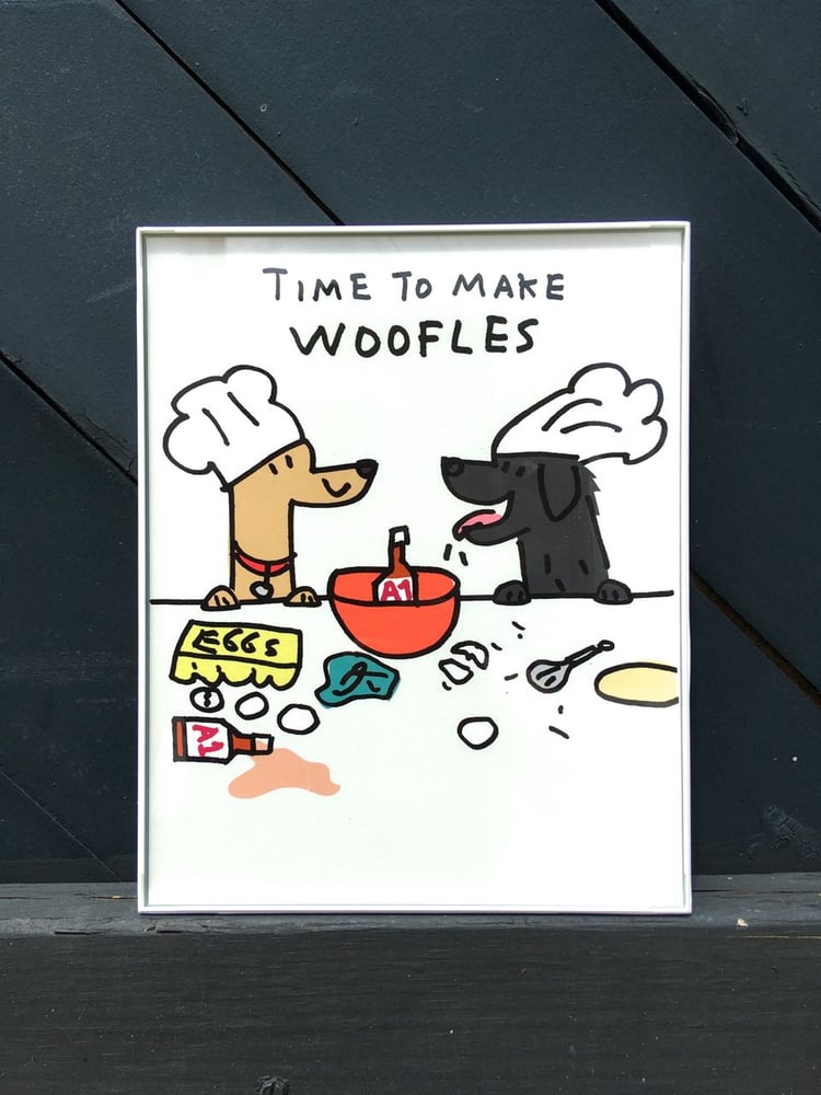 Image of Woofles - Giclée print on paper