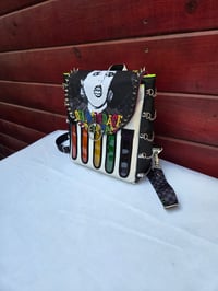 Image 8 of X Ray Spex studded backpack with liquid shakers