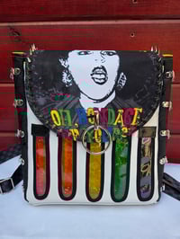 Image 9 of X Ray Spex studded backpack with liquid shakers