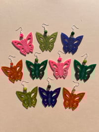 Image 3 of Mariposa Earrings - Amber