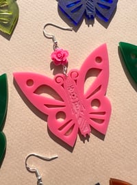 Image 1 of Mariposa Earrings - Pink
