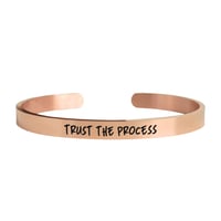 Image 2 of Trust The Process Inspirational Bracelet to inspire confidence in someone's life’s journey