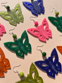 Image 2 of Mariposa Earrings - Amber