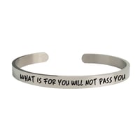 Image 3 of What is for you will not pass you wearable affirmation of hope, destiny, and faith in life’s path