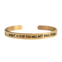 Image 4 of What is for you will not pass you wearable affirmation of hope, destiny, and faith in life’s path