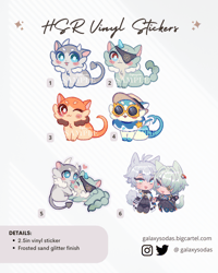 Image 1 of HSR Chimera Vinyl Stickers