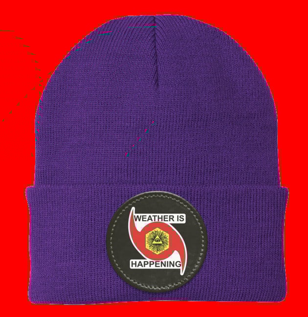WEATHER IS HAPPENING BEANIE