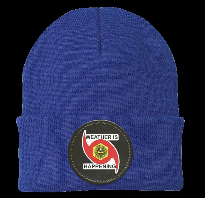WEATHER IS HAPPENING BEANIE