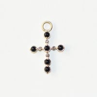 Image 1 of Ella Black Onyx Cross Charm
