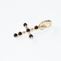 Image 5 of Ella Black Onyx Cross Charm