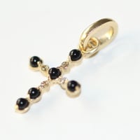 Image 3 of Ella Black Onyx Cross Charm