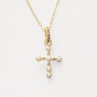 Image 5 of Ella Pearl Cross Charm