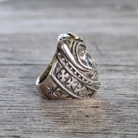 Image 3 of Tony Creed "Boneman" Skull Ring, c. 1990s