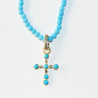Image 3 of Ella Turquoise Cross Charm