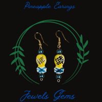 Image 3 of Upside down pineapple earings