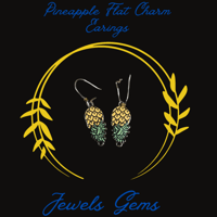Image 2 of Upside down pineapple earings