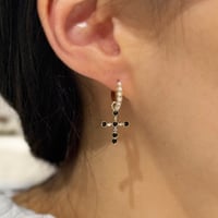 Image 6 of Ella Black Onyx Cross Charm