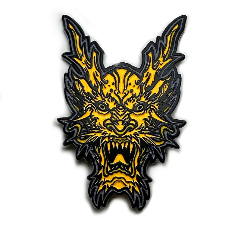 Image of “Golden Dragon” Enamel Pin by Sierra Colt