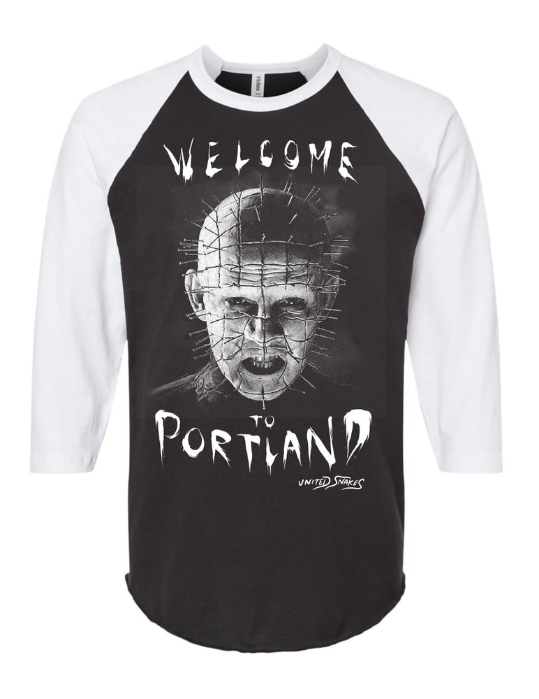 Image of LIVING IN HELL BASEBALL Tee