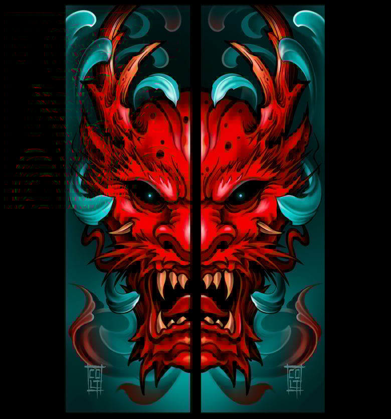 Image of "Red Dragon"    print set by Sierra Colt