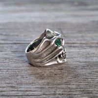 Image 2 of Travis Walker "Chomps" Skull ring, c. 2000s